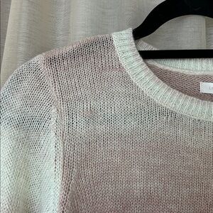 Pink and white ombré sweater, NWT, S